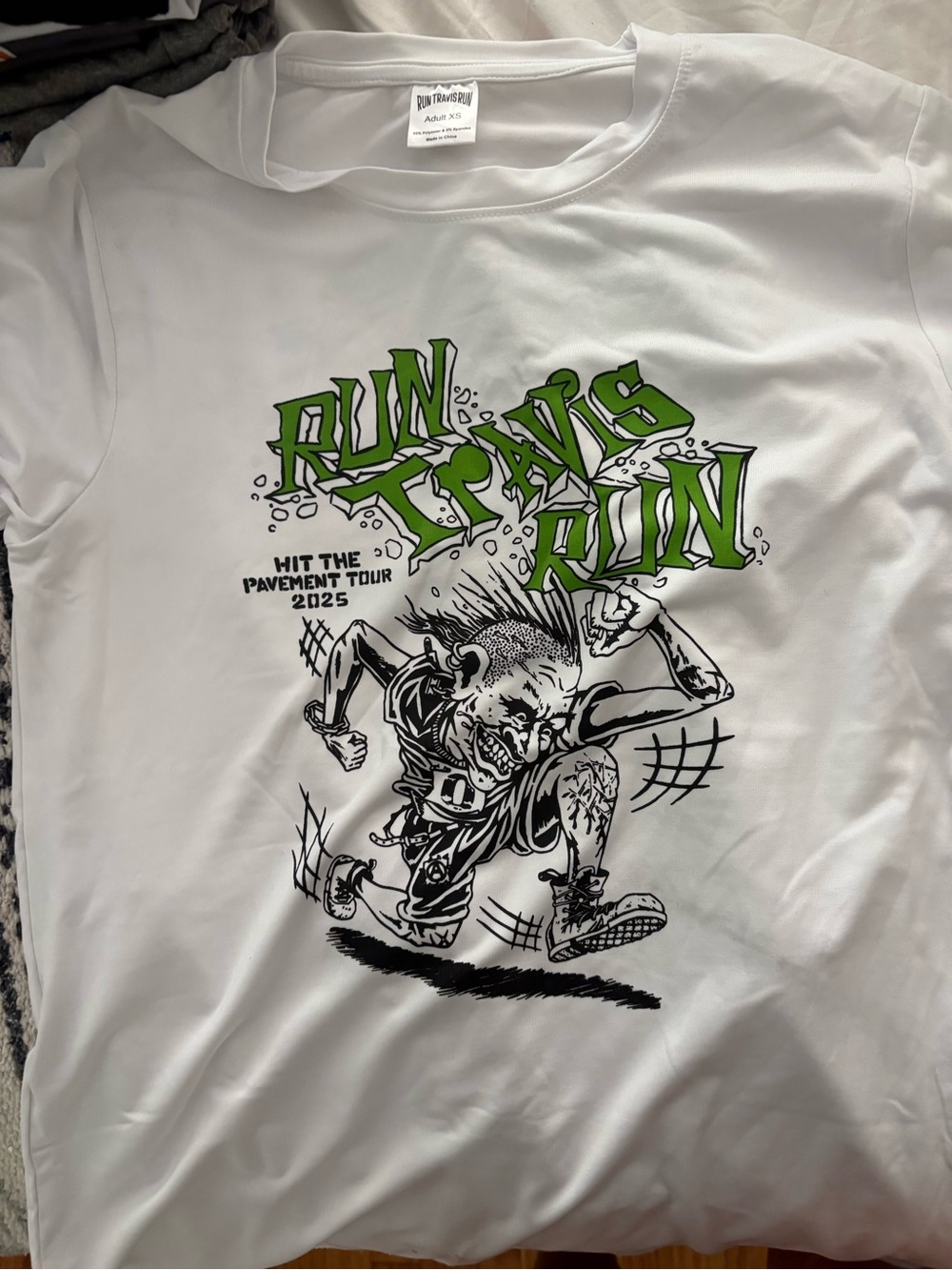 Run Travis Run 5k 2025 T-shirt